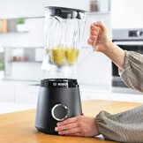 Bosch VitaPower Serie 4 Blender, ProPerformance systeem, 1200 Watt, roestvrijstalen messen, Tritan blenderkan, 2 snelheden en pulse functie, MMB6141B, zwart