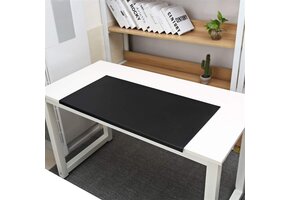 Bureauonderlegger PU-leer Zwart 60x40cm - Waterdicht & Antislip - 34% Korting!