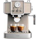 Cecotec Espressomachine Express Power Espresso 20 Tradizionale Light Blue, 1350 W, espresso en cappucicno, 20 bar en thermoblok, vaporizer, manometer, vintage design, inhoud 1,5 liter