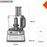 Keukenmachine Kenwood MultiPro Express Weigh+ 1000W Zilver 54% Korting