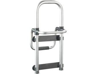 Maximex Secura Instaphulp voor de badkuip, eenvoudige montage, belastbaar tot 150 kg, van duurzaam aluminium en stevig kunststof, zilver