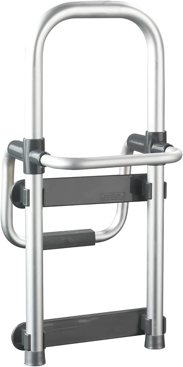 Maximex Secura Instaphulp voor de badkuip, eenvoudige montage, belastbaar tot 150 kg, van duurzaam aluminium en stevig kunststof, zilver