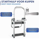 Maximex Secura Instaphulp voor de badkuip, eenvoudige montage, belastbaar tot 150 kg, van duurzaam aluminium en stevig kunststof, zilver