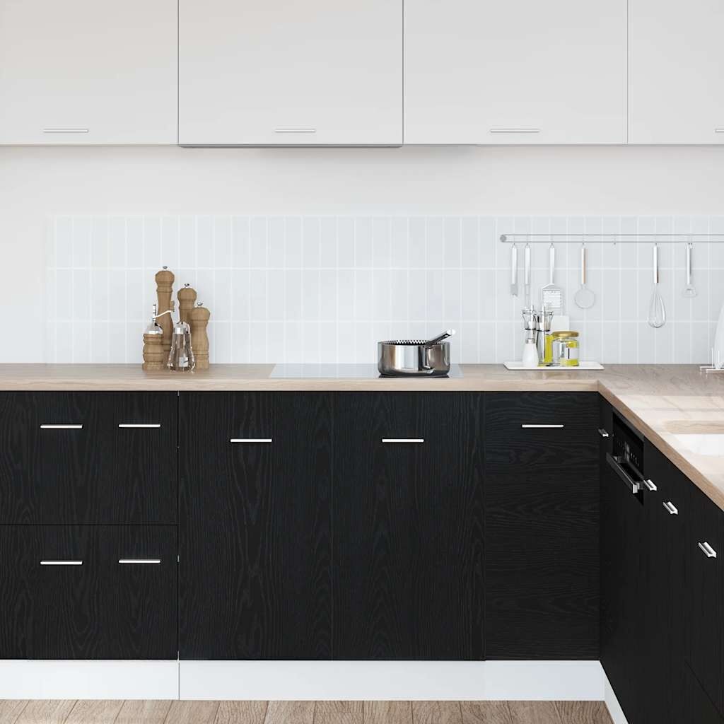 Onderkast Spoelbak Zwart Eiken 80cm - 58% Korting!
