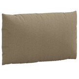 vidaXL Palletkussens Set (2 st.) - Gemêleerd Taupe - 33% Korting