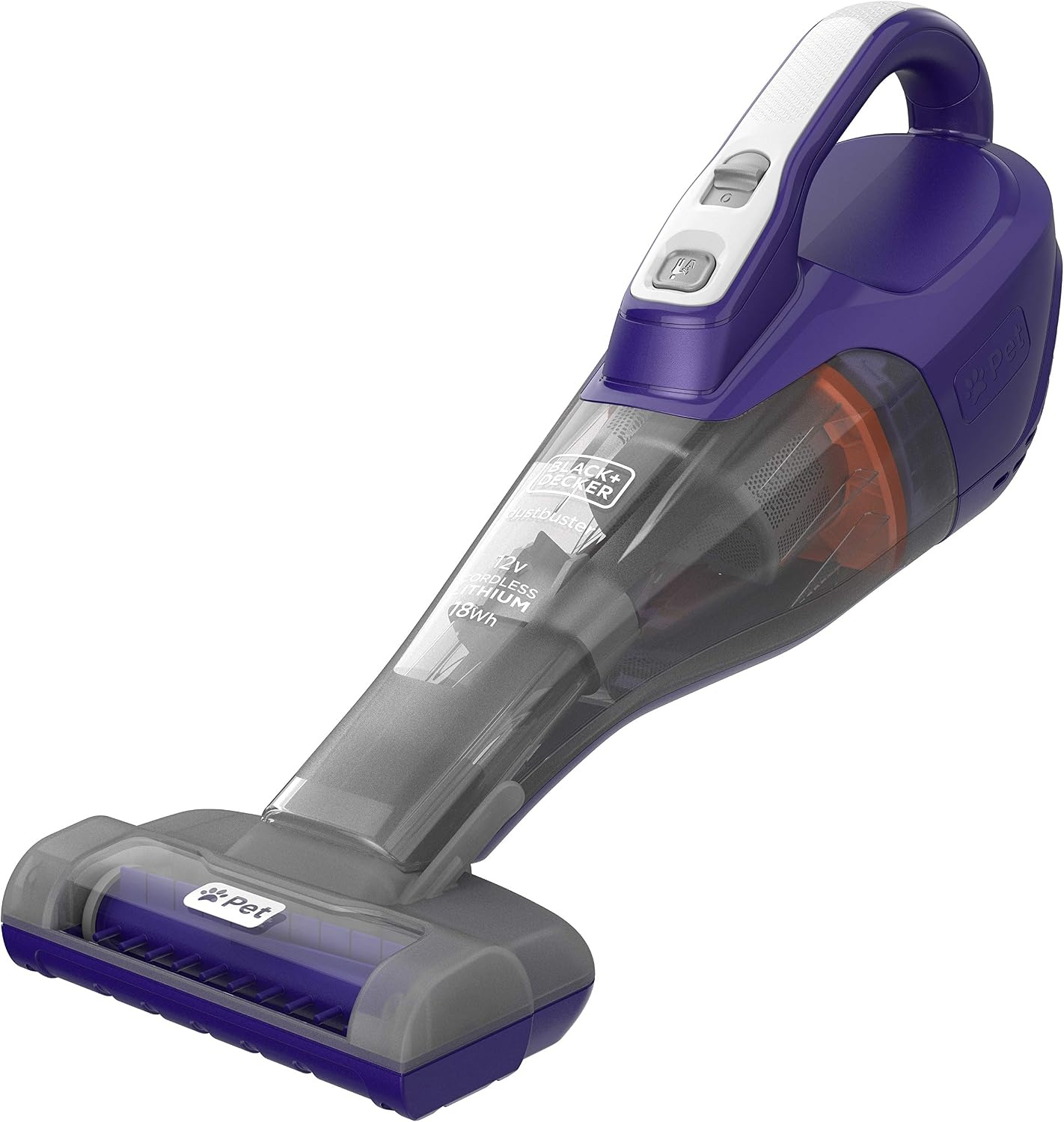 Black+Decker DVB315JP-QW handstofzuiger violet/titanium