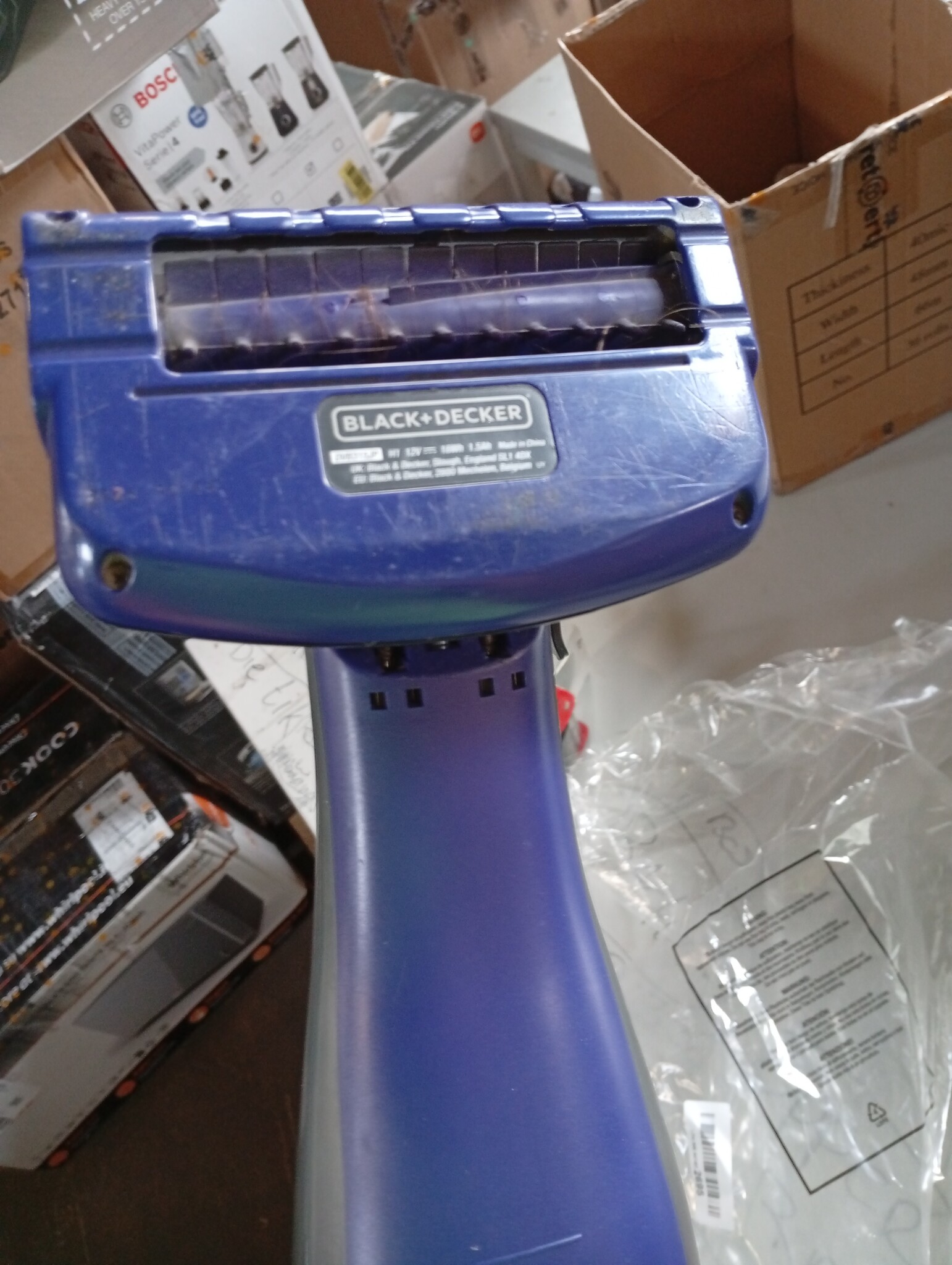 Black+Decker DVB315JP-QW handstofzuiger violet/titanium