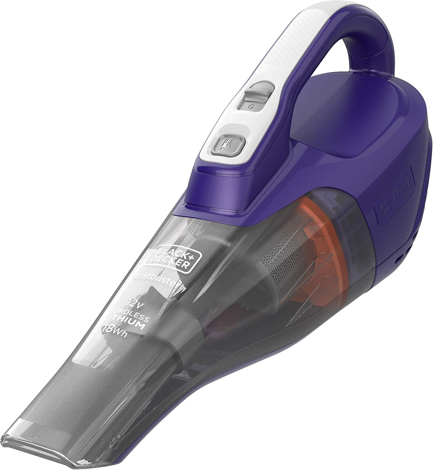 Black+Decker DVB315JP-QW handstofzuiger violet/titanium