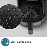 Philips Airfryer 2000 4.2L - 1500W with RapidAir technology - Maat 4.2 L (2-3 Personen)
