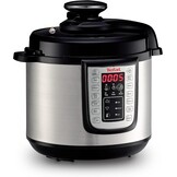 Tefal Fast & Delicious Multikocher 6 Liter - Elektrische Snelkookpan - RVS/Zwart - CY505EF0