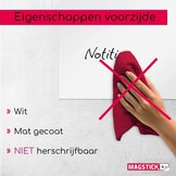 easydruck24de Zelfklevende Ferromagnetische Plaat 50x70 cm Wit - mag231 - Maat 50B x 70H cm