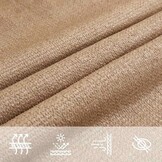 VidaXL Zonnezeil Taupe 3x4m HDPE - 33% Korting