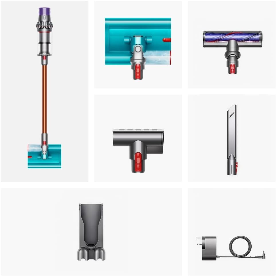 Dyson Cyclone V10 Submarine Nat- en droogstofzuiger - Nickel/Copper