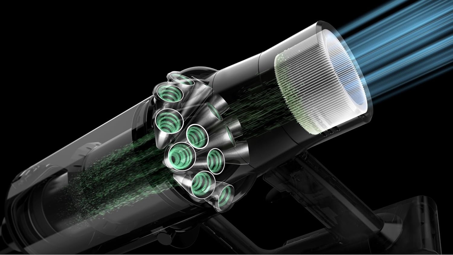 Dyson Cyclone V10 Submarine Nat- en droogstofzuiger - Nickel/Copper