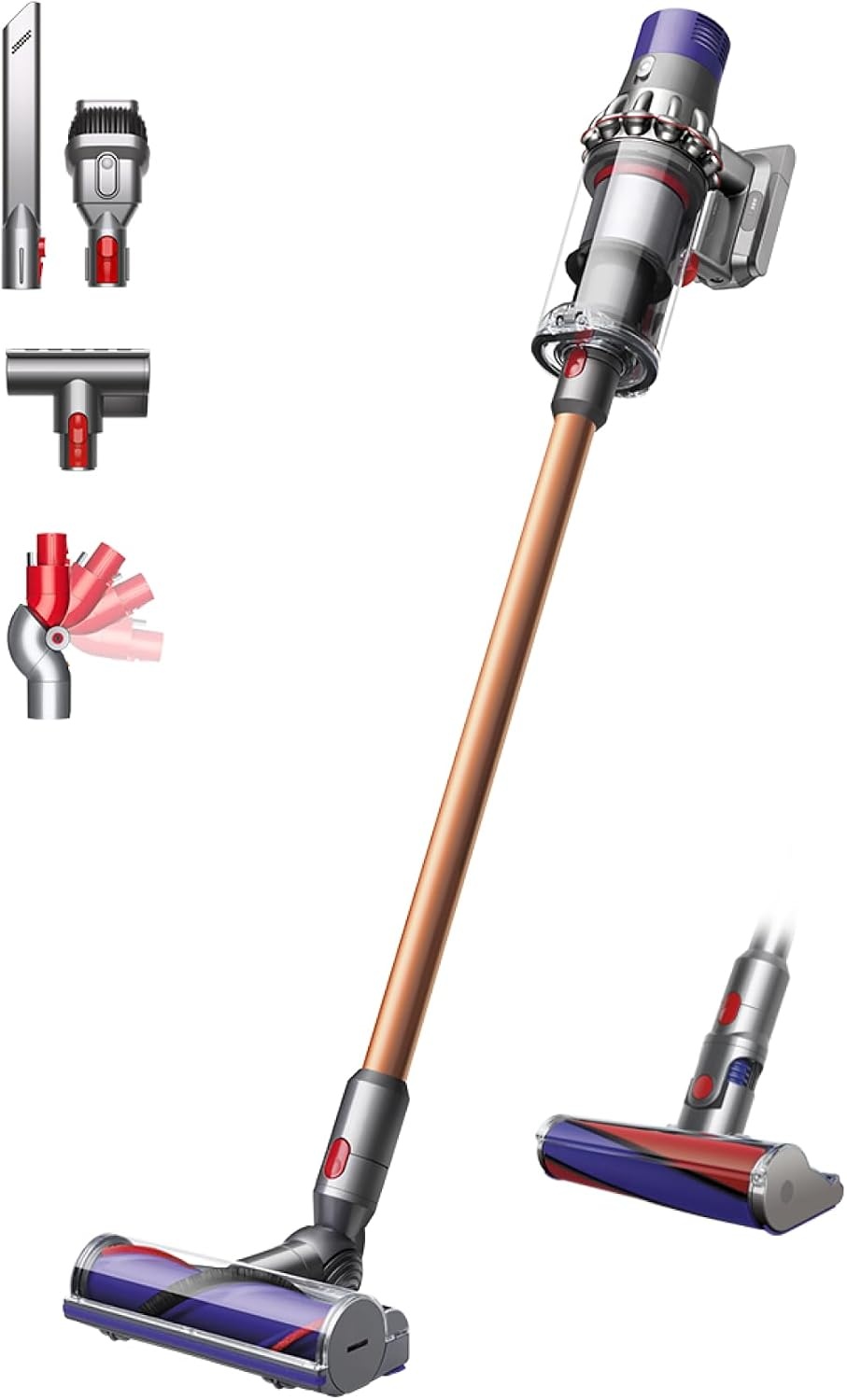 Dyson Cyclone V10 Submarine Nat- en droogstofzuiger - Nickel/Copper