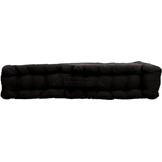 Vloerkussen Zwart 50x50x10 cm Katoen - 27% Korting
