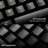 ASUS ROG Strix Scope II RX - mechanisch toetsenbord, ROG RX-switches, IP57 waterdichtheid, toetsenbordtoetsen van PBT, multifunctionele bedieningselementen en polssteun, AZERTY