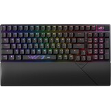 ASUS ROG Strix Scope II RX - mechanisch toetsenbord, ROG RX-switches, IP57 waterdichtheid, toetsenbordtoetsen van PBT, multifunctionele bedieningselementen en polssteun, AZERTY