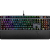 ASUS ROG Strix Scope II RX - mechanisch toetsenbord, ROG RX-switches, IP57 waterdichtheid, toetsenbordtoetsen van PBT, multifunctionele bedieningselementen en polssteun, AZERTY