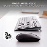 Draadloos Toetsenbord & Muis Set Zwart (Duits QWERTZ) - 57% Korting