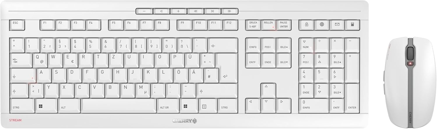 Draadloos Toetsenbord & Muis Set Zwart (Duits QWERTZ) - 57% Korting