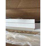 Houten Witte Sokkel met Opbergruimte 31x30x60 cm - 52% Korting