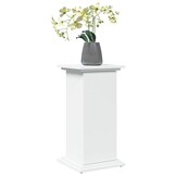 Houten Witte Sokkel met Opbergruimte 31x30x60 cm - 52% Korting