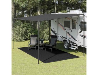 Tenttapijt 250x450cm Zwart - 32% Korting