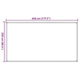 Tenttapijt 250x450cm Zwart - 32% Korting