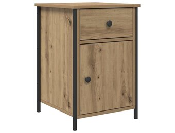 Nachtkastje Eiken Bewerkt Hout Met Korting
