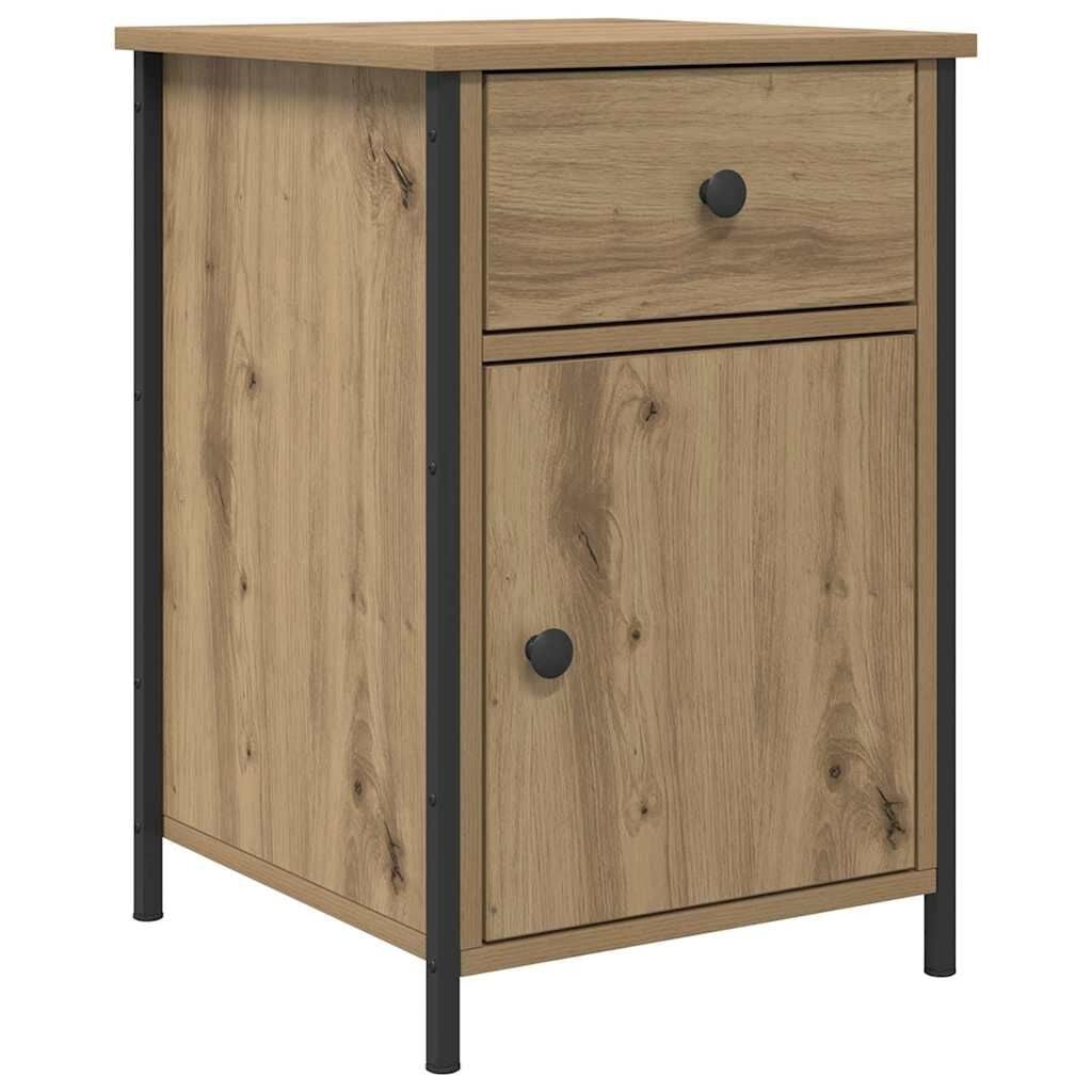 Nachtkastje Eiken Bewerkt Hout Met Korting