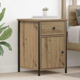 Nachtkastje Eiken Bewerkt Hout Met Korting