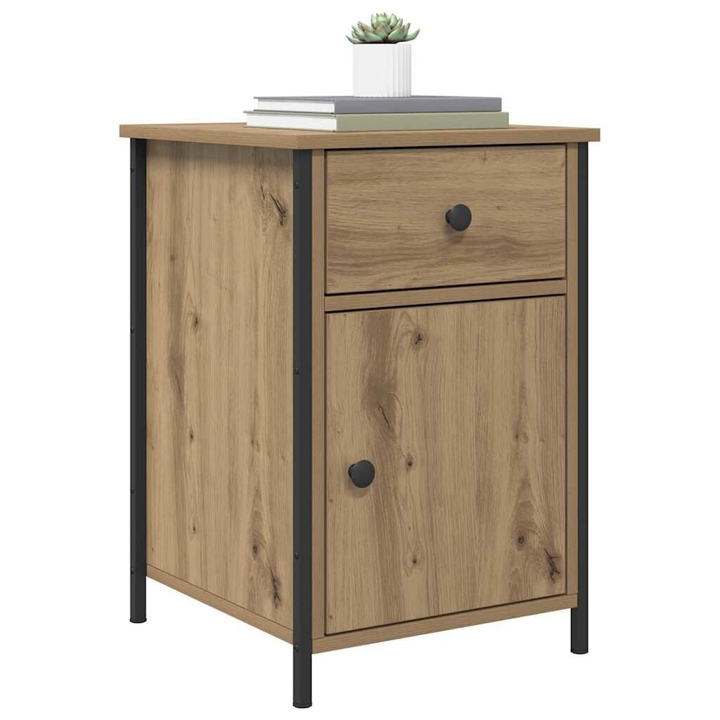 Nachtkastje Eiken Bewerkt Hout Met Korting