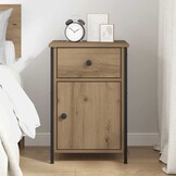 Nachtkastje Eiken Bewerkt Hout Met Korting