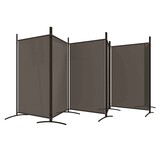 Kamerscherm met 6 panelen, 520x180 cm, Antraciet - 34% Korting!