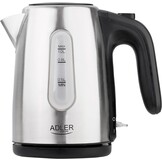 Waterkoker RVS Zwart 1L 1200W - 31% Korting
