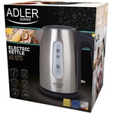 Waterkoker RVS Zwart 1L 1200W - 31% Korting
