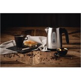 Waterkoker RVS Zwart 1L 1200W - 31% Korting