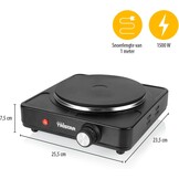 Draagbare Kookplaat Zwart 1500W - 32% Korting