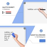 Magnetisch Whiteboard 60x90 cm - 50% Korting!