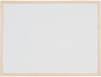 Magnetisch Whiteboard 60x90cm met Grenenhouten Frame - 53% Korting!