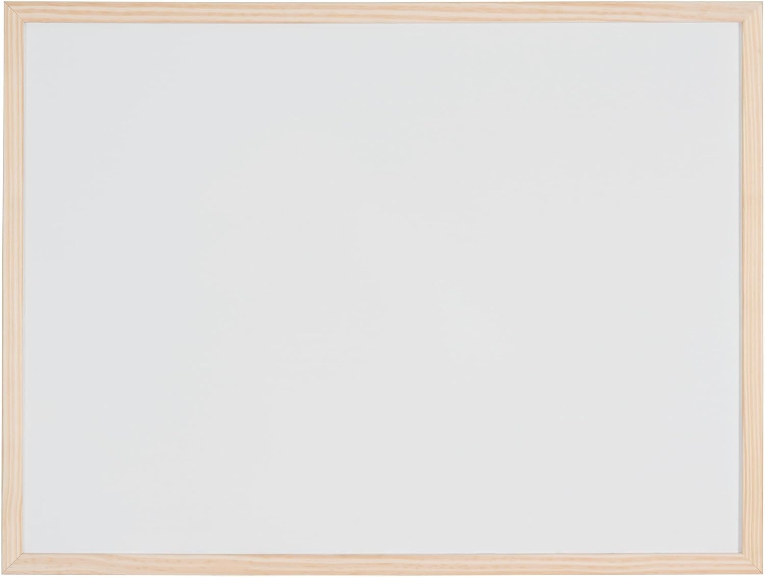 Magnetisch Whiteboard 60x90cm met Grenenhouten Frame - 53% Korting!