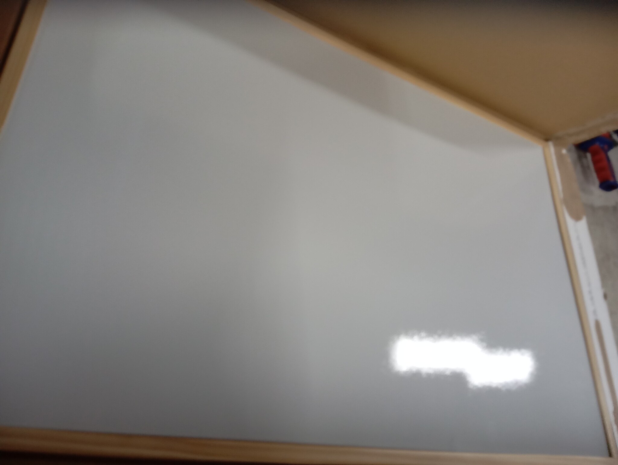 Magnetisch Whiteboard 60x90cm met Grenenhouten Frame - 53% Korting!