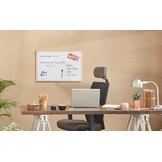 Magnetisch Whiteboard 60x90cm met Grenenhouten Frame - 53% Korting!