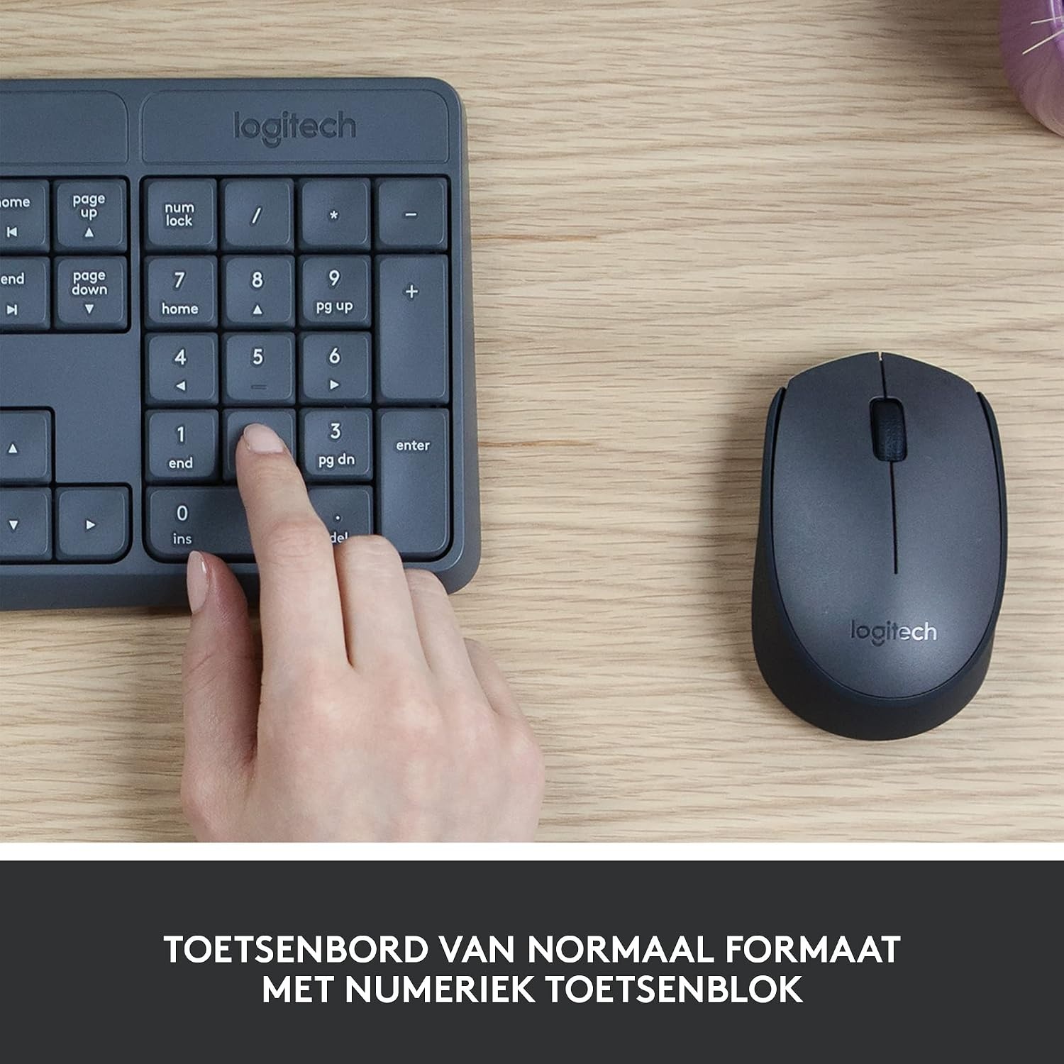 Logitech MK235 Draadloze Toetsenbord & Muis Set - 32% Korting