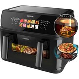 Luchtfriteuse 10L 2800W | 3-in-1 Grill & Bakplaat | 59% Korting