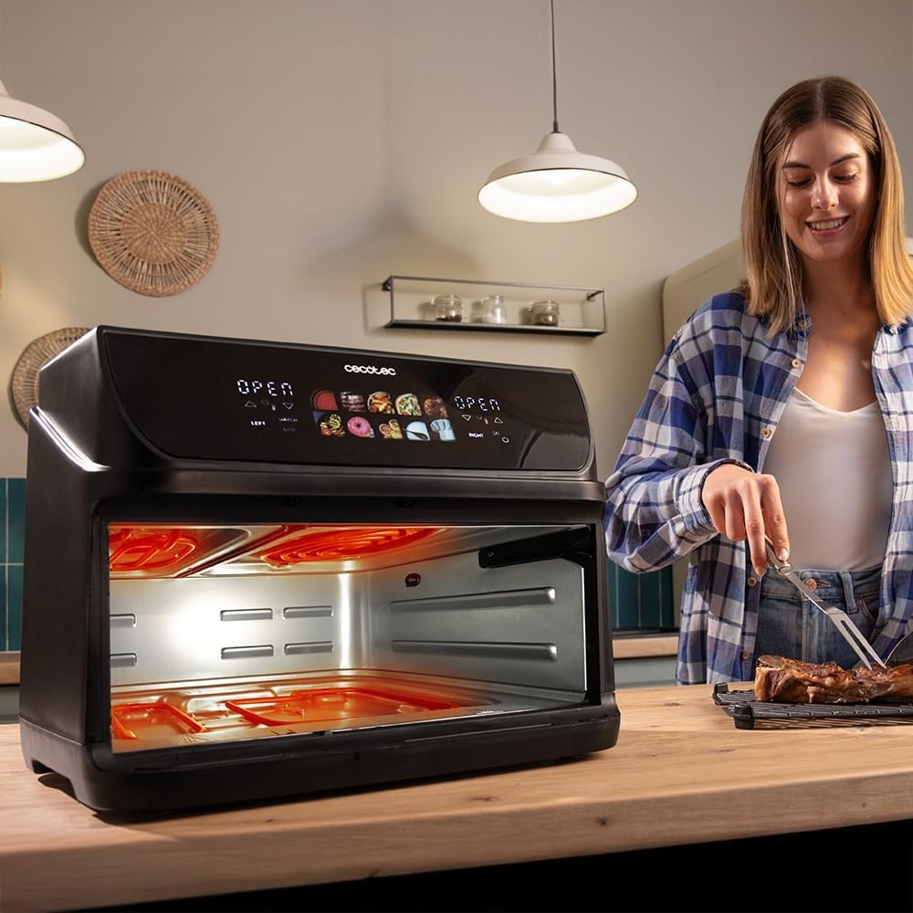 Luchtfriteuse 10L 2800W | 3-in-1 Grill & Bakplaat | 59% Korting