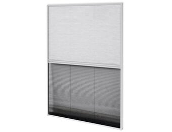 Plissé Hordeur met Verduistering 80x100cm Aluminium - 54% Korting