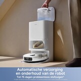 Robotstofzuiger Mova E40 Ultra Wit met Dweilfunctie, 19.000 Pa, 60% Korting