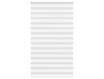 Wit Zebra Rolgordijn 130x230 cm - 33% Korting